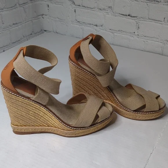 Tory Burch Adonis strappy wedge sandals - Picture 3 of 7